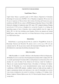 Participant Biographies