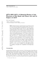 A Historical Review of the Discovery of the Quark and Gluon Jets