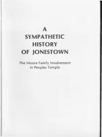 A Sympathetic History of Jonestown