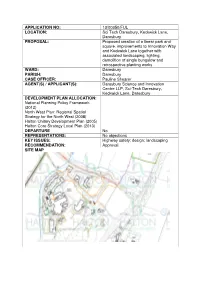 APPLICATION NO: 13/00350/FUL LOCATION: Sci Tech Daresbury