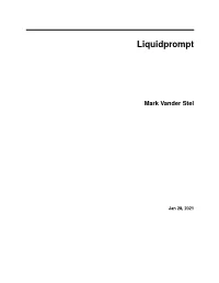 Liquidprompt Documentation