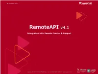 Remoteapi V4.1