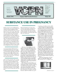 Substance Use in Pregnancy