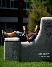COE First-Year Grad Student Handbook