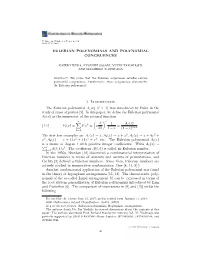 Eulerian Polynomials and Polynomial Congruences 1