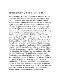 James (Jimmy) Giblin (B. Dec. 4, 1876)