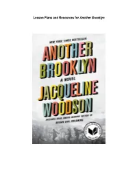 Lesson Plans and Resources for Another Brooklyn