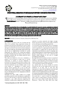 Structural Behavior of Metakaolin Infused Concrete Structure