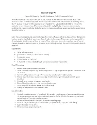 Ginger Ale Fermentation Lab.Pdf