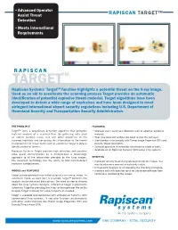 TARGET™ Rapiscan Systems’ Target™ Function Highlights a Potential Threat on the X-Ray Image