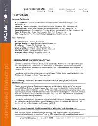 Teck Resources Ltd. (TECK) Q2 2021 Earnings Call