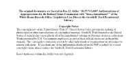 The Original Documents Are Located in Box 12, Folder “10/27/74 S3007
