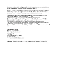 Association of the Interferon Signature Metric with Serological Disease Manifestations but Not Global Activity Scores in Multiple SLE Patient Cohorts