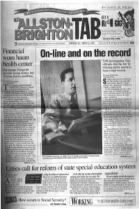 On-Line and on the Record ••