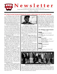 W-Club Newsletter Layout