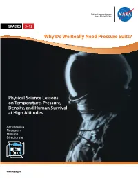 Why Do We Really Need Pressure Suits?