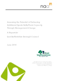 Assessing the Potential of Delivering Additional Sports Halls/Pools Capacity Through Management Change