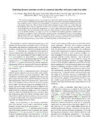 Exploiting Dynamic Quantum Circuits in a Quantum Algorithm with Superconducting Qubits