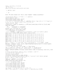 Kernel Command Line: Root=/Dev/Disk/By-Path/Ccw-0.0.0160-Part1 TERM=Dumb BOOT IMAGE=0