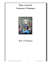 Basic Concept Laboratory Tech M