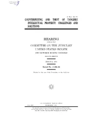Counterfeiting and Theft of Tangible Intellectual Property: Challenges and Solutions