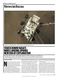 News in Focus NASA/JPL-CALTECH Perseverance Is Lowered Onto Mars’S Dusty Surface by a Rocket-Powered ‘Sky Crane’