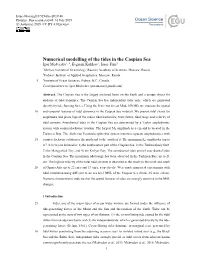 Numerical Modelling of the Tides in the Caspian