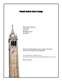 Petabit Switch Fabric Design