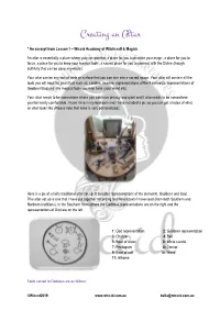 Creating an Altar