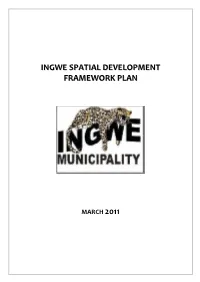 Ingwe Spatial Development Framework Plan