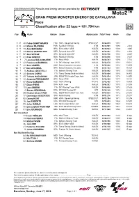 R Race CLASSIFICATION