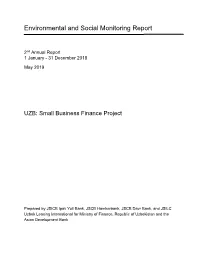 Environmental and Social Monitoring Report
