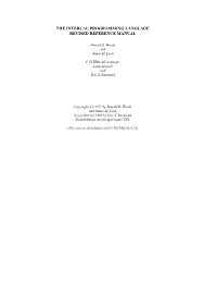 The Intercal Programming Language Revised Reference Manual