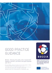 Good Practice Guidance