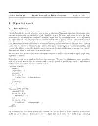Graph Traversal and Linear Programs October 6, 2016