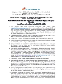 1 Under Sarfaesi Act, 2002