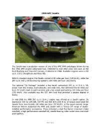 1968 AMC Javelin