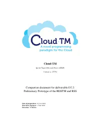 Cloud-TM Companion Document For