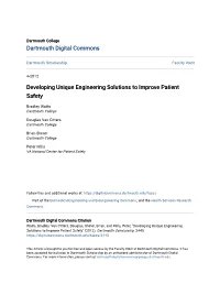 Developing Unique Engineering Solutions to Improve Patient Safety