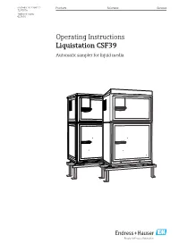 Liquistation CSF39 Automatic Sampler for Liquid Media
