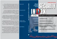 SECURITY INDEX No