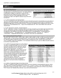 ZONING DISTRICTS 4-1 Land Development Code