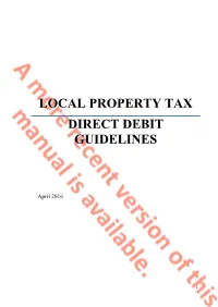 Local Property Tax Direct Debit Guidelines