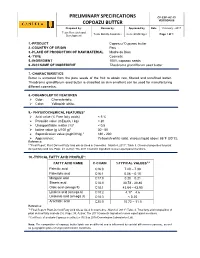 Preliminary Specifications Copoazu