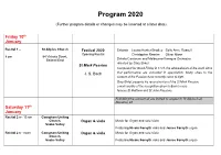 Program 2020