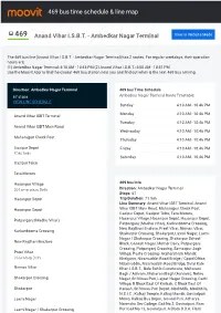469 Bus Time Schedule & Line Route