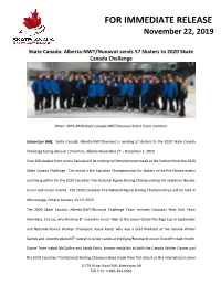 For Immediate Release