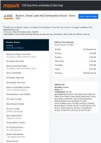 030 Bus Time Schedule & Line Route