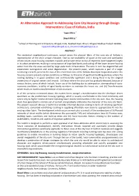 An Alternative Approach to Addressing Core City Housing Through Design Interventions: Case of Kolkata, India