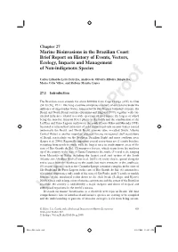 Marine Bioinvasions in the Brazilian Coast: Brief Report on History of Events, Vectors, Ecology, Impacts and Management of Non-Indigenous Species